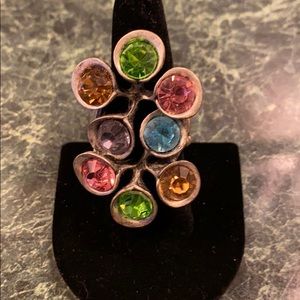 🛍Stretch ring-kaleidoscope of colors.